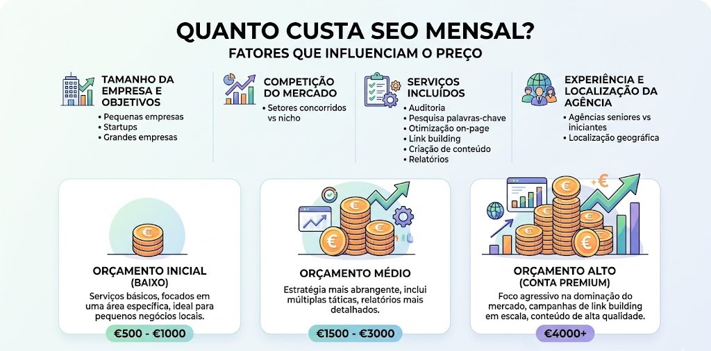Custo de um serviço de SEO em Portugal