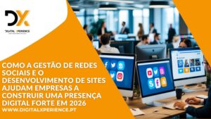 gestão de redes sociais e desenvolvimento de sites