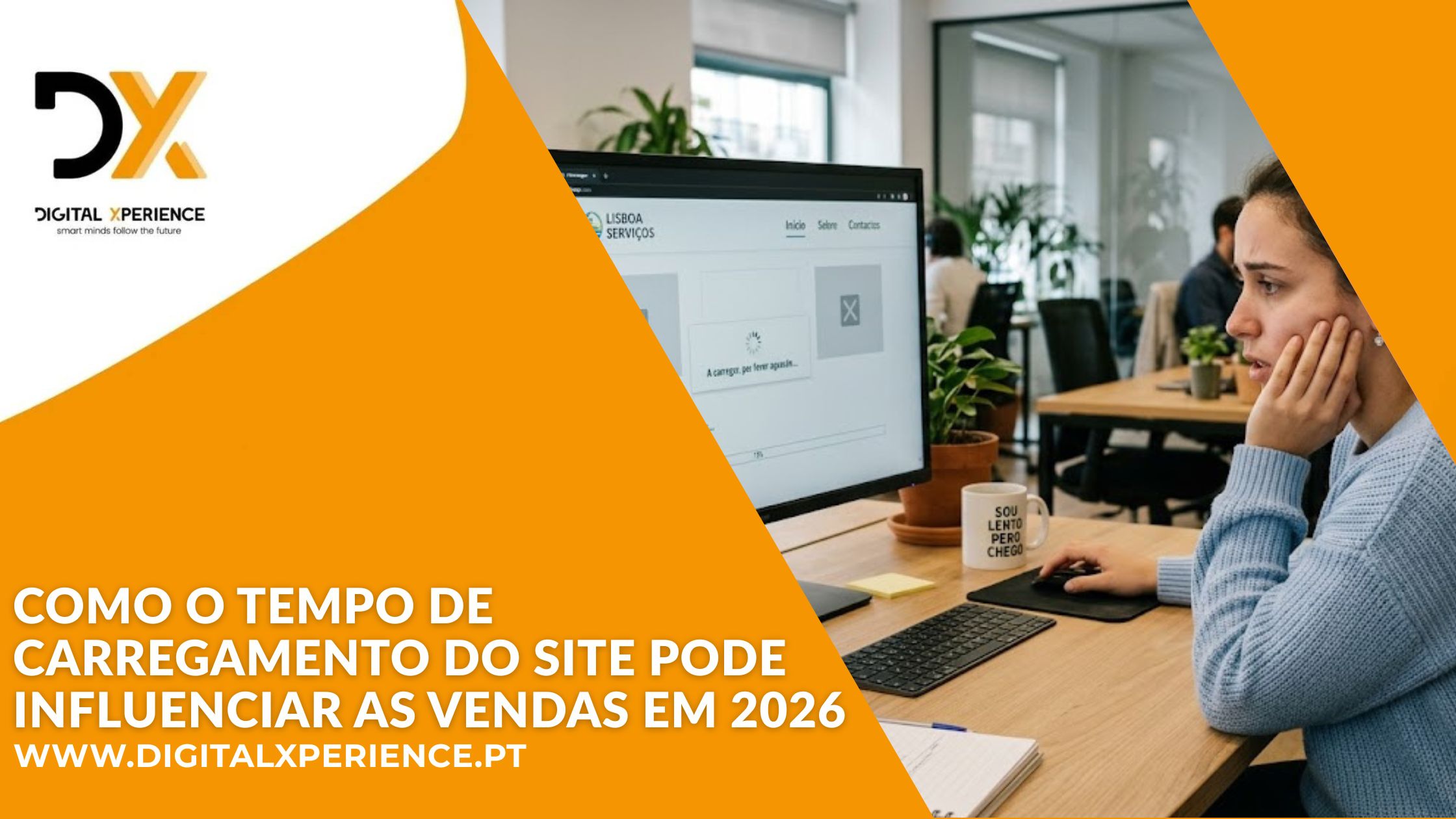 tempo de carregamento do site