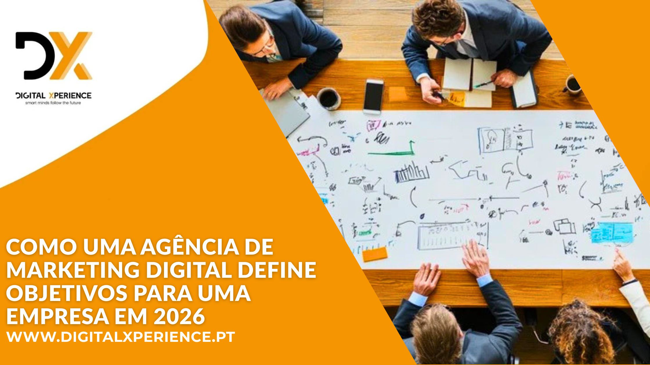 agência de marketing digital define objetivos