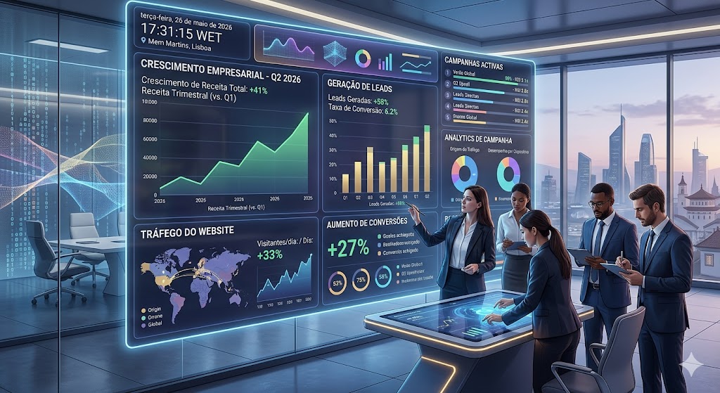 dashboard empresarial agencia de marketing digital