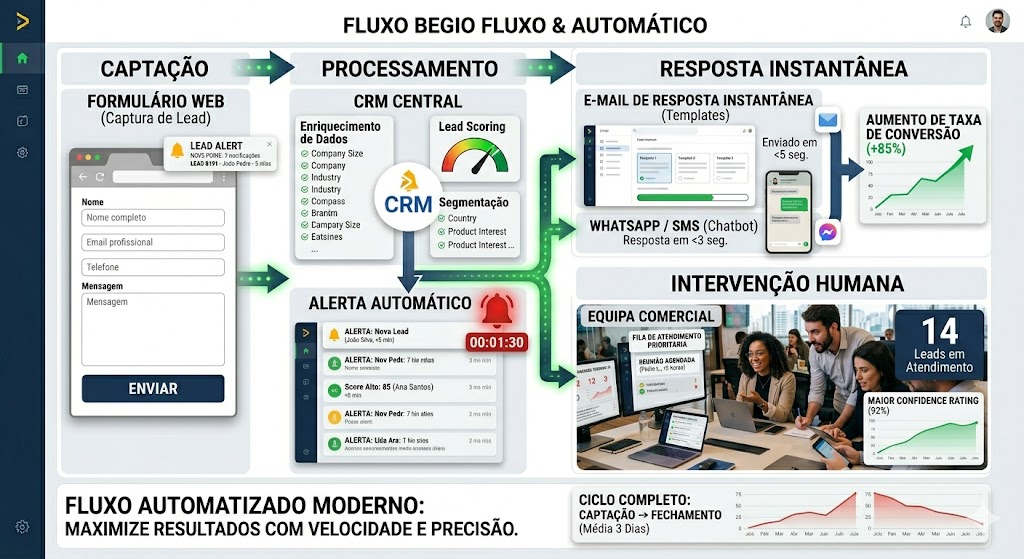 fluxo automatizado agencia de marketing digital