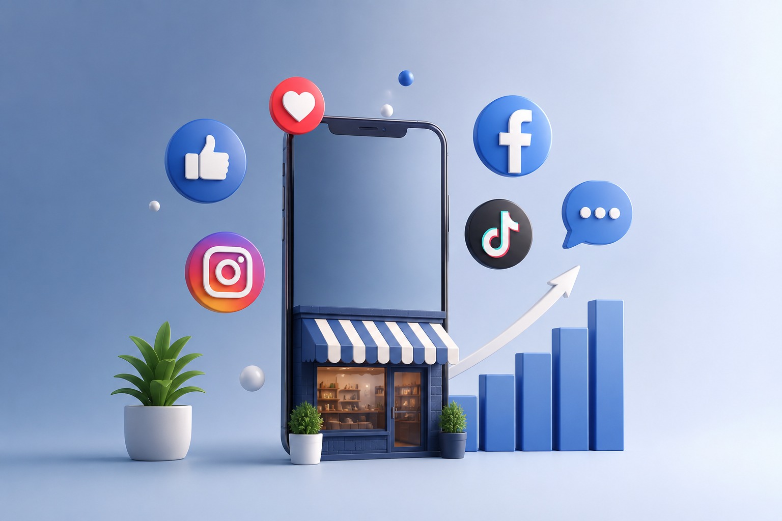 site profissional vs redes sociais