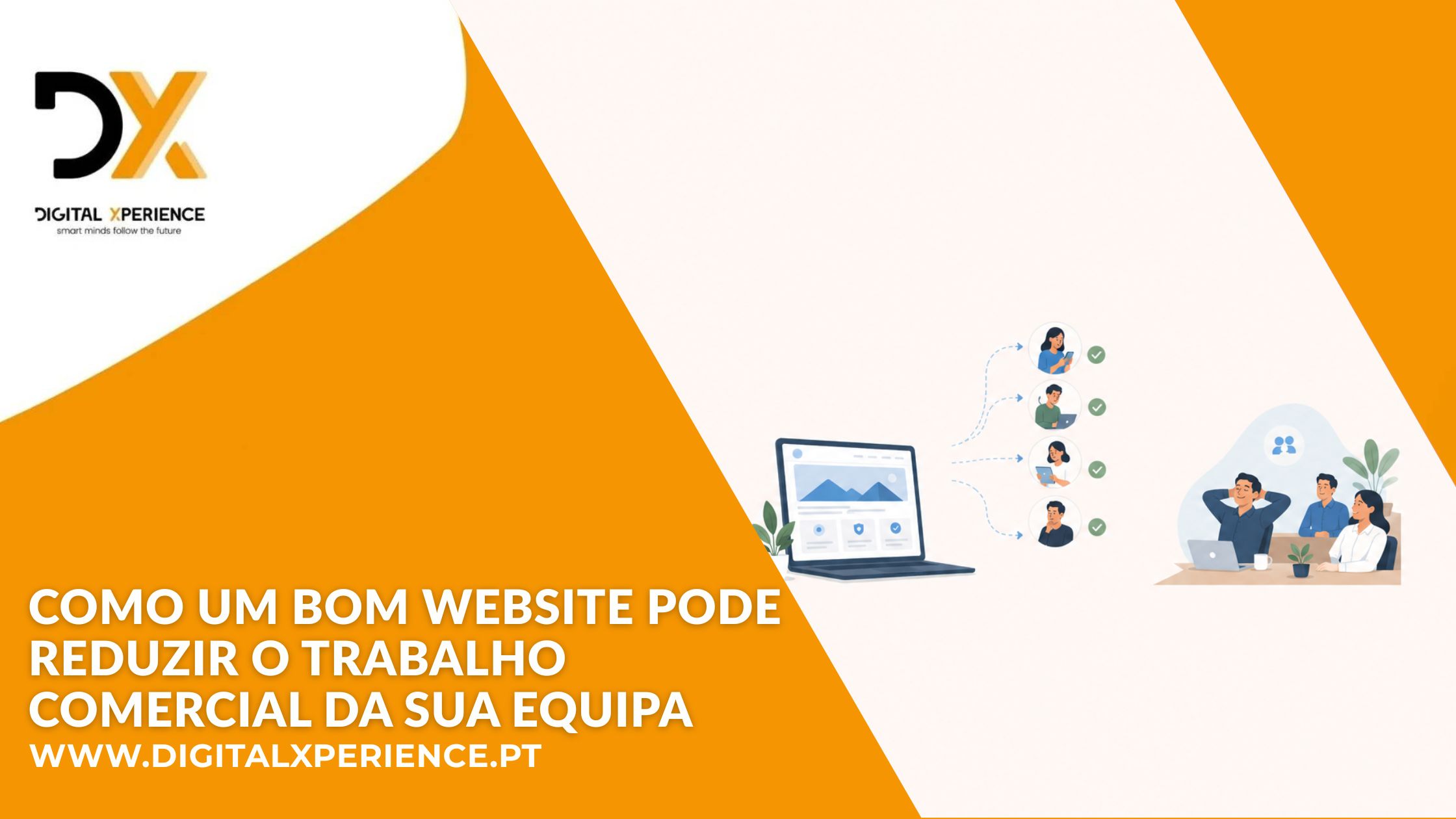 trabalho comercial da equipa