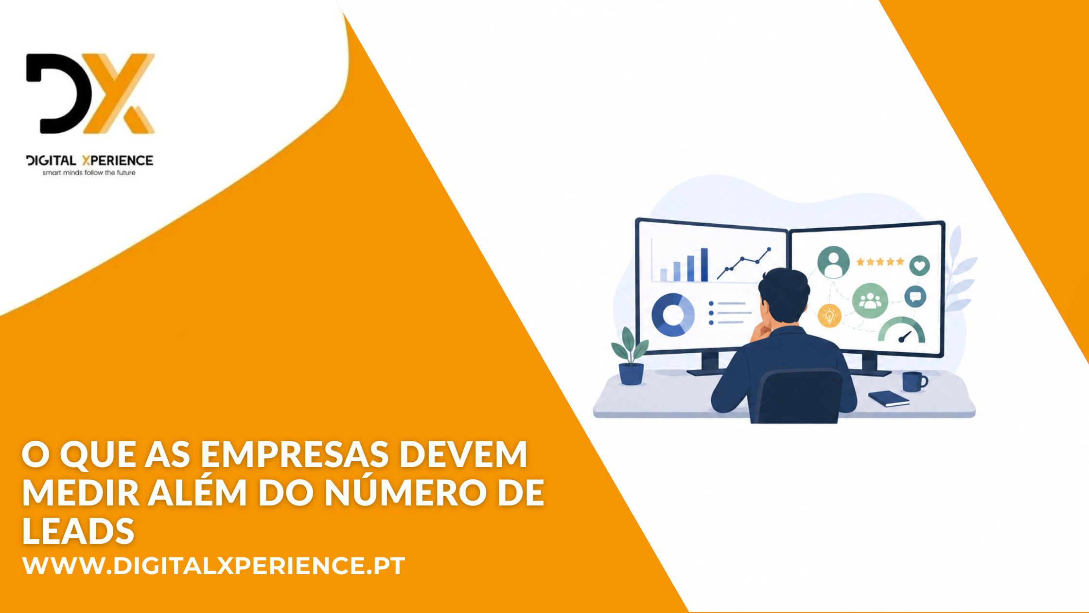 métricas além do número de leads