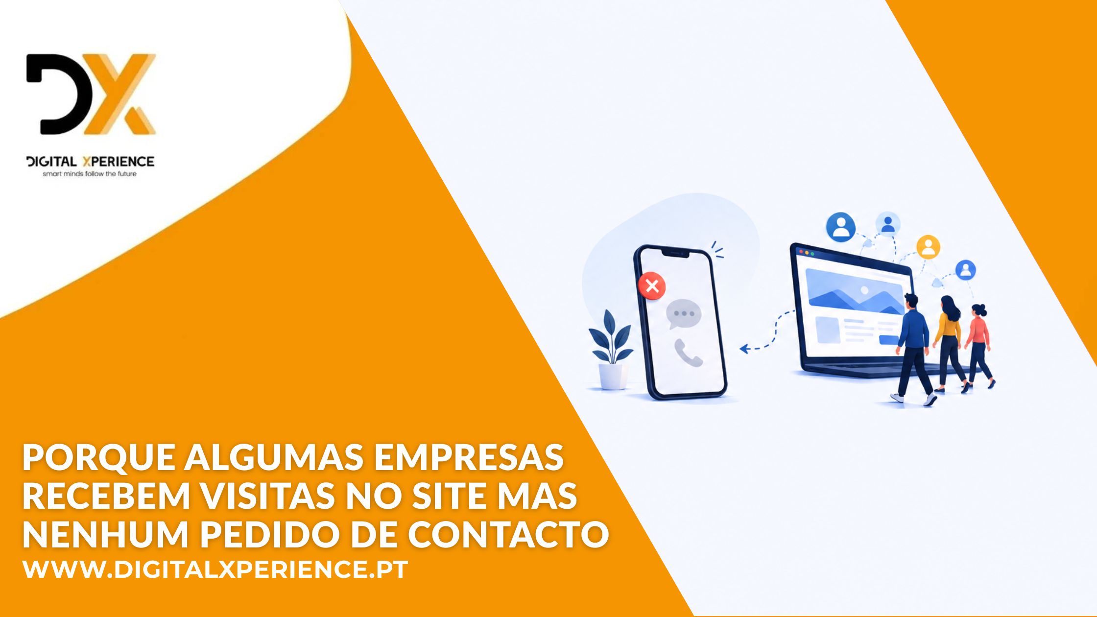 empresas recebem visitas site sem contacto