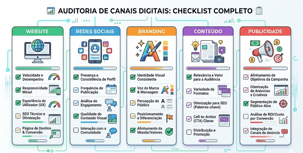 auditoria de canais digitais agencia de marketing digital