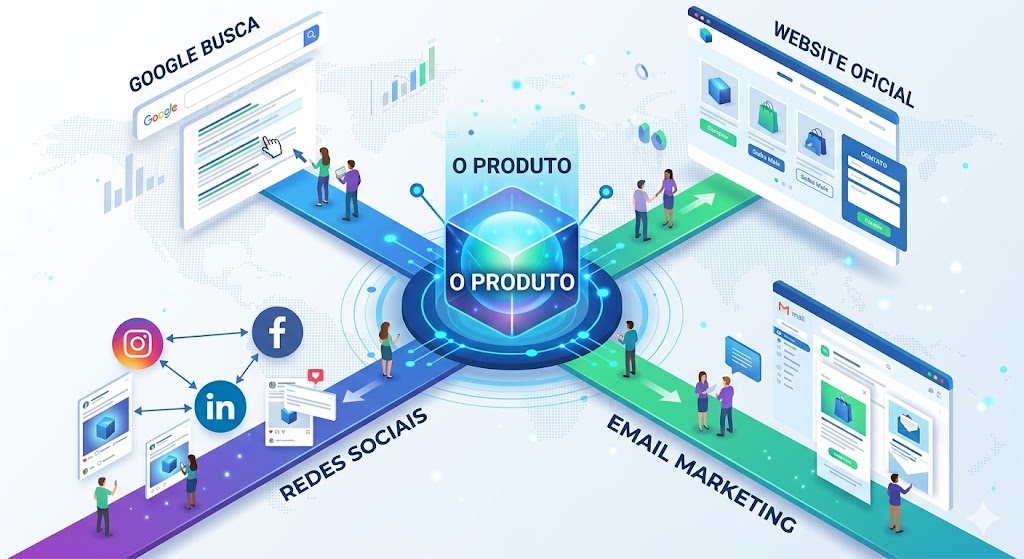 canais digitais mesmo produto agencia de marketing digital