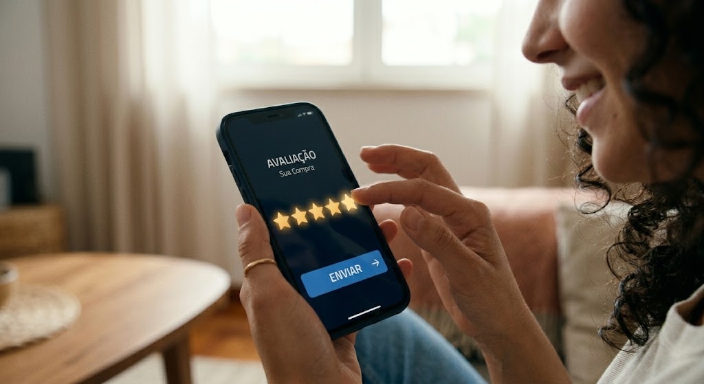 cliente a deixar uma avaliacao de 5 estrelas agencia de marketing digital