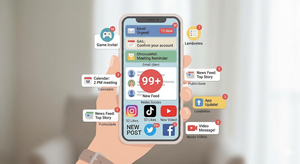 ecra cheio de notificacoes 1 agencia de marketing digital