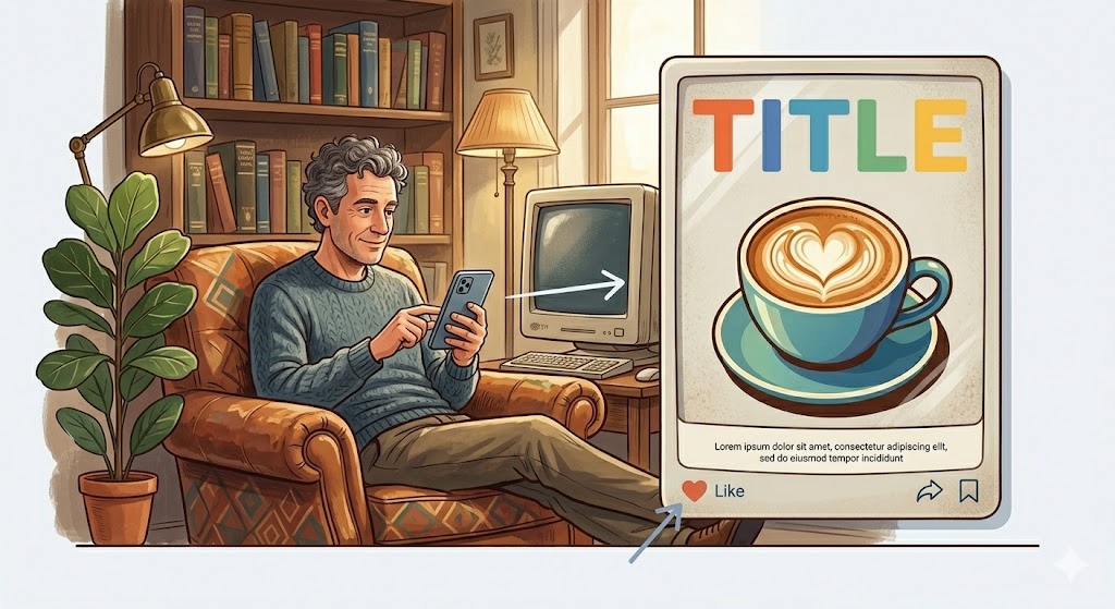 exemplo de publicacao com titulo chamativo visual apelativo agencia de marketing digital