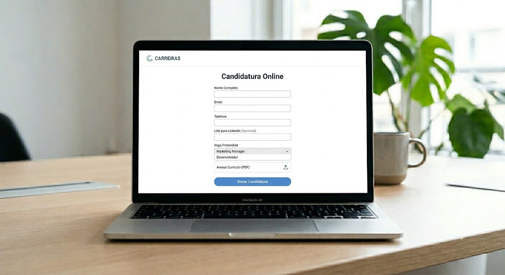 formulario de candidatura online simples agencia de marketing digital