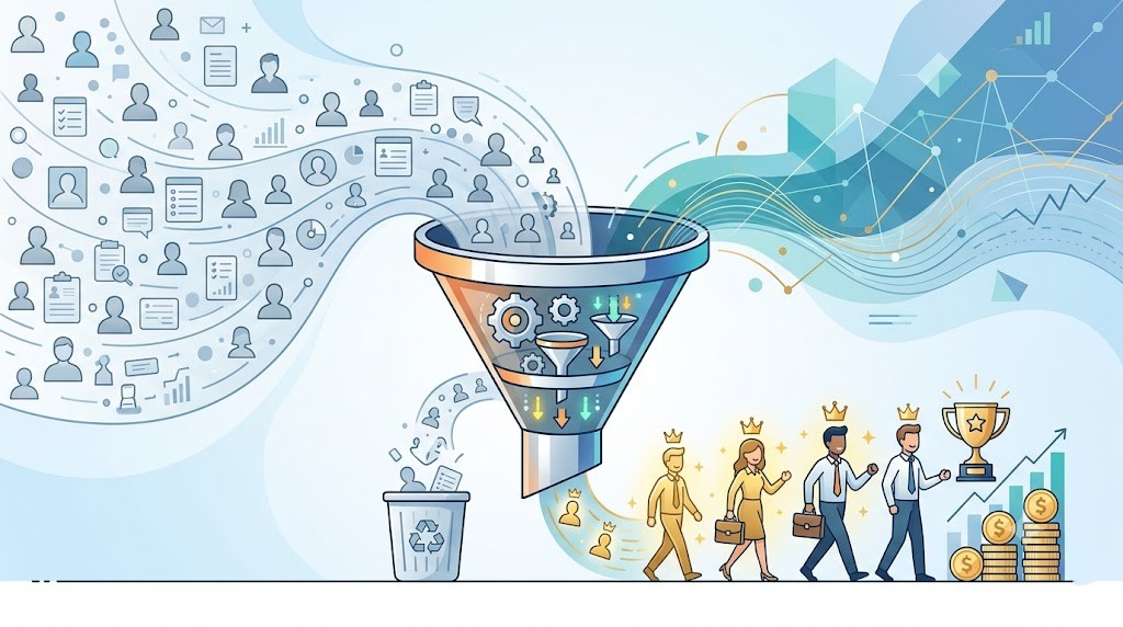 métricas além do número de leads