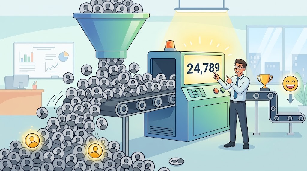 métricas além do número de leads