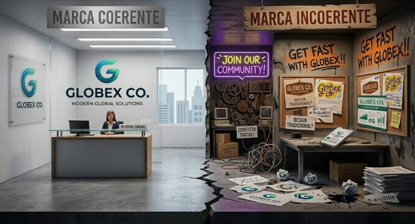 marca coerente vs incoerente agencia de marketing digital