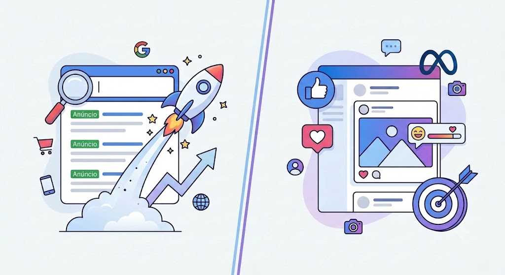 Google Ads ou Meta Ads